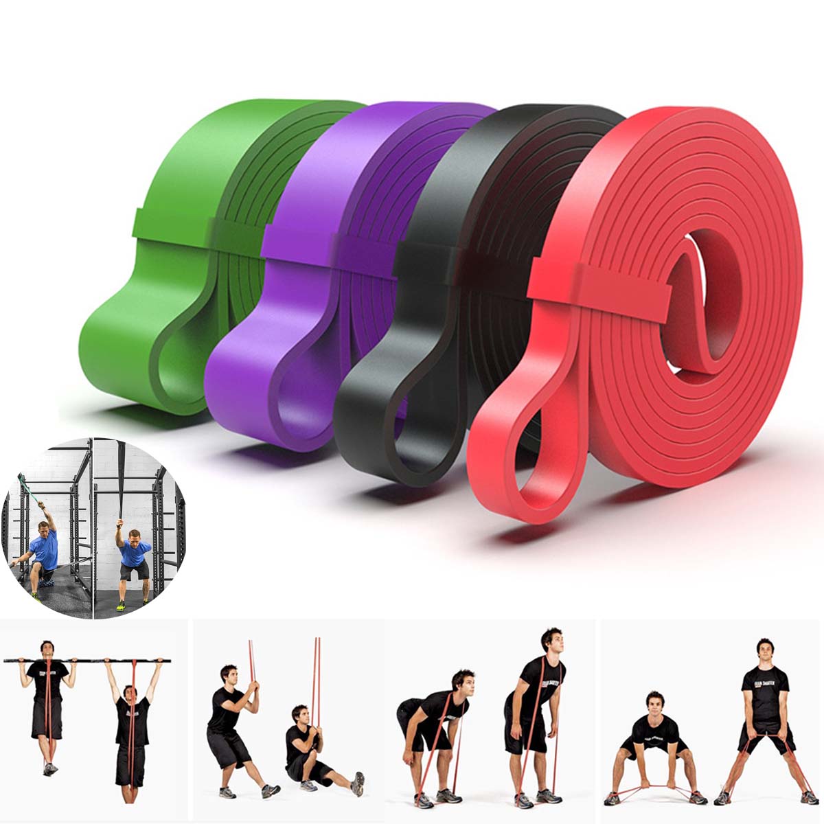 Sports Equipment Wagon - Resistance Bands Fitness Exercise Elastic Band