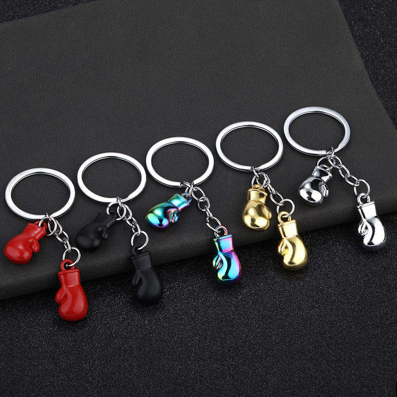 Sports Equipment Wagon - Unique Boxing Gloves Key Chain Simulation