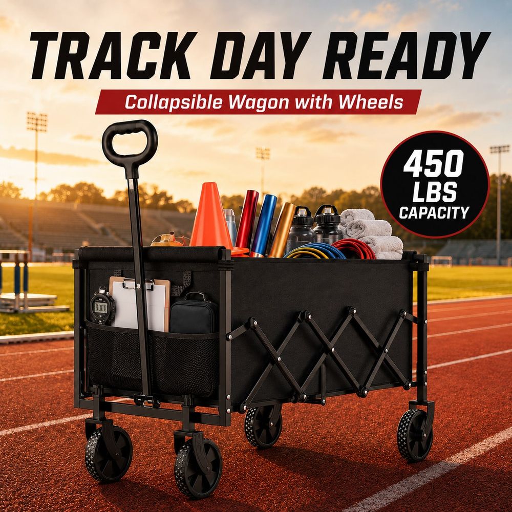 Field Equipment Transporter, 4 - Sports Equipment Wagon 评论和价格