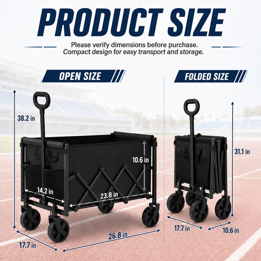 Field Equipment Transporter, 4 - Sports Equipment Wagon 评论和价格
