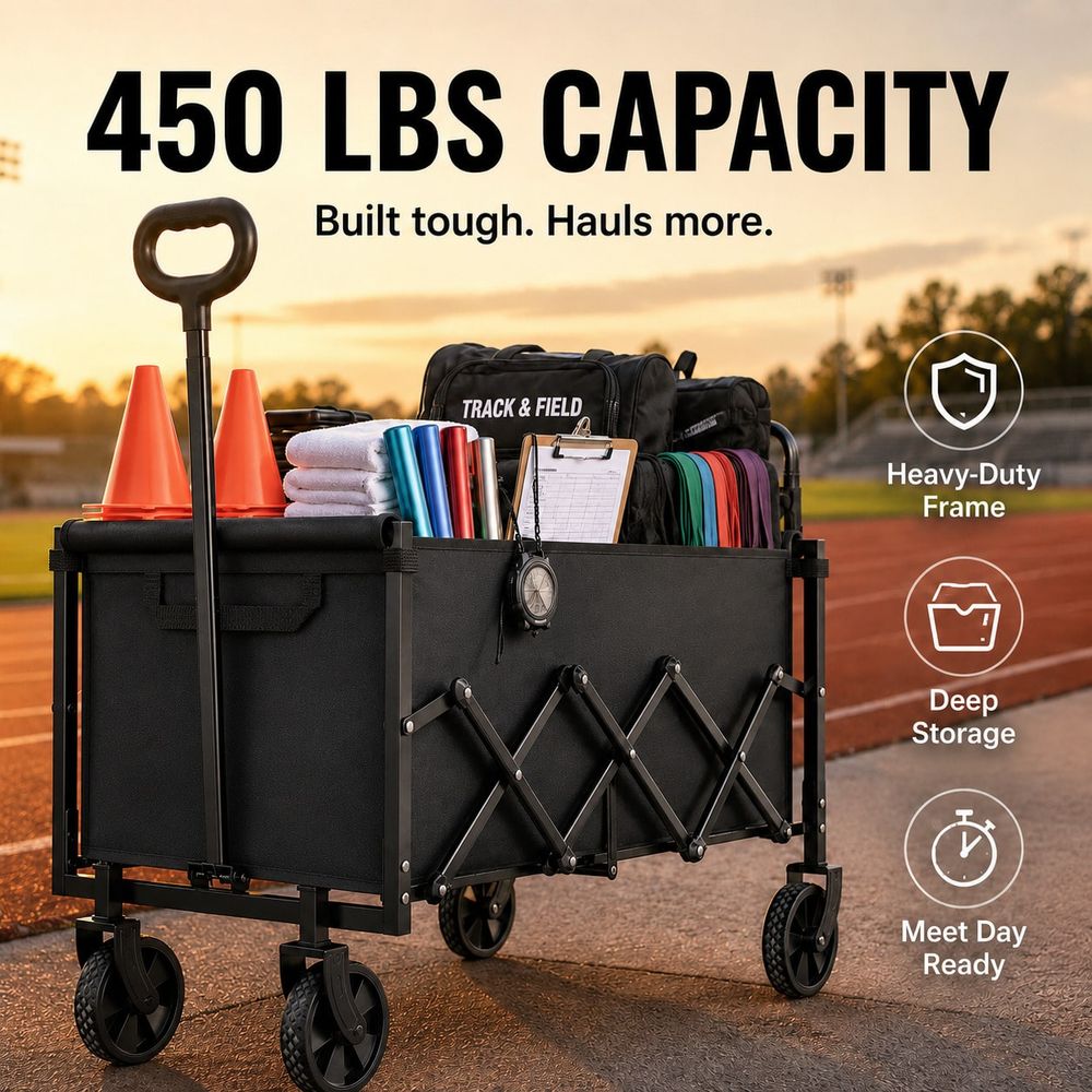Field Equipment Transporter, 4 - Sports Equipment Wagon 评论和价格