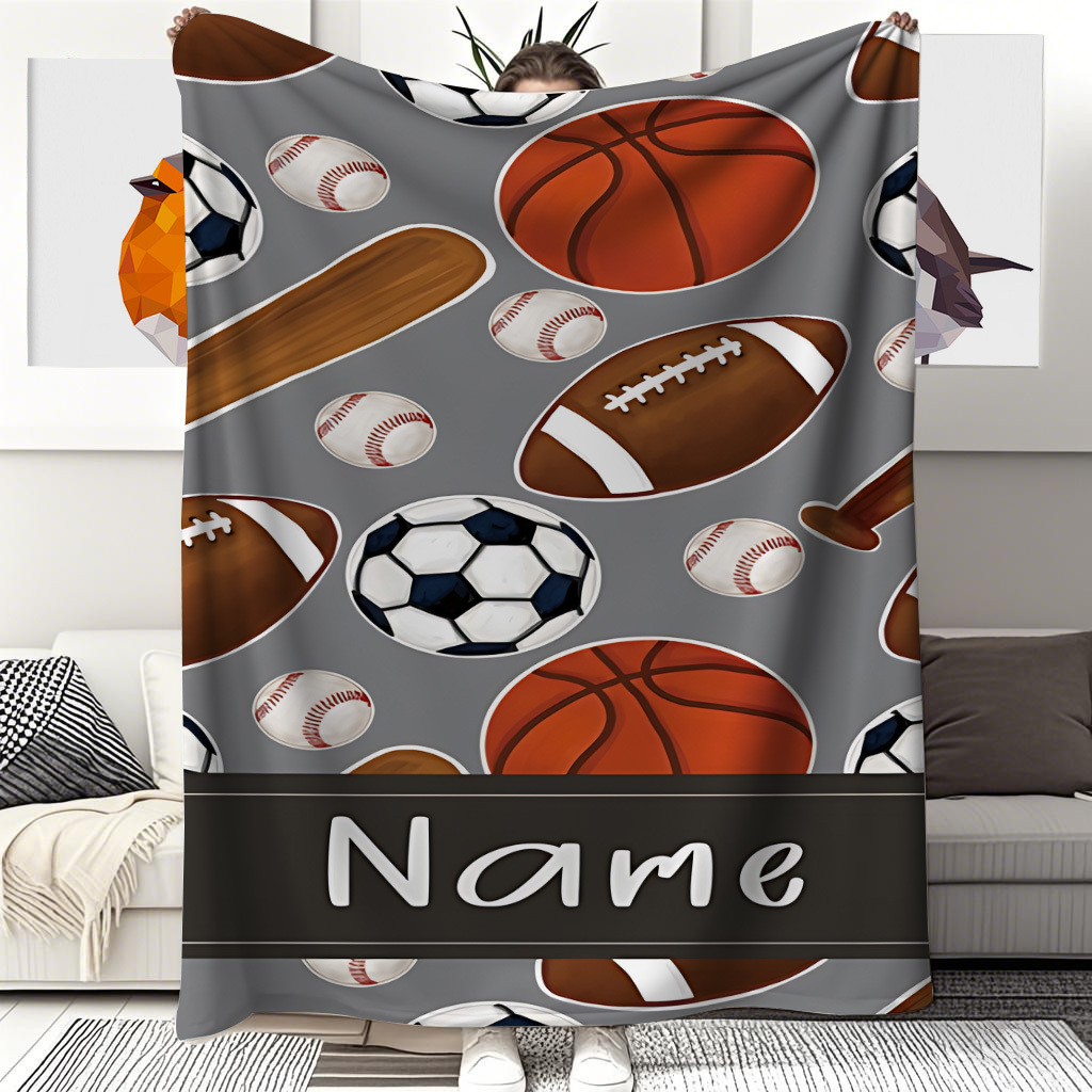 1 Custom name blanket sports e - Sports Equipment And Names 评论和价格