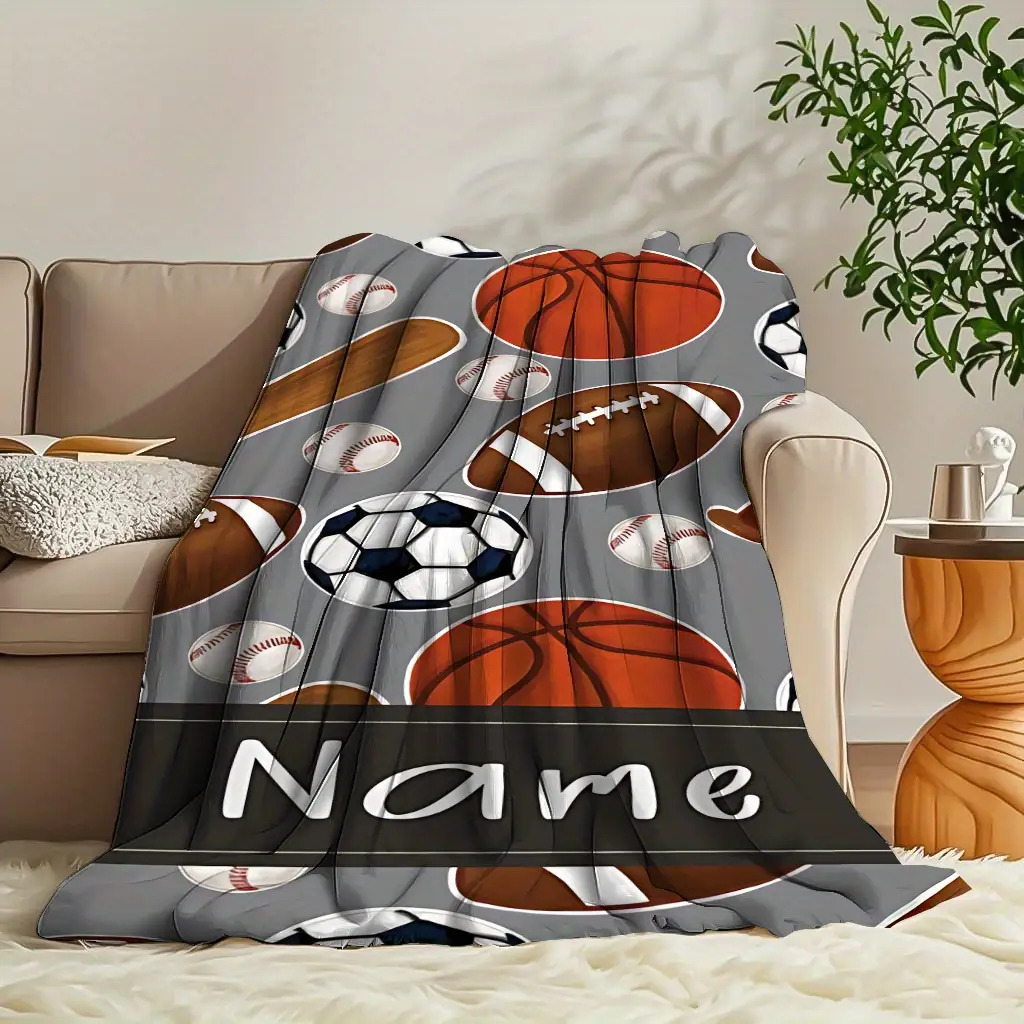 1 Custom name blanket sports e - Sports Equipment And Names 评论和价格