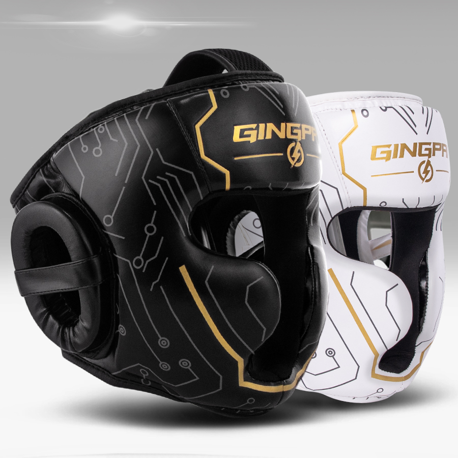 Full-covered Pu Boxing Helmet  - Sports Equipment Kids 评论和价格