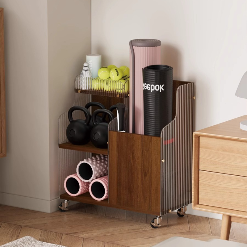 Yoga Mat Storage Organizer Bas - Sports Equipment Wagon 评论和价格