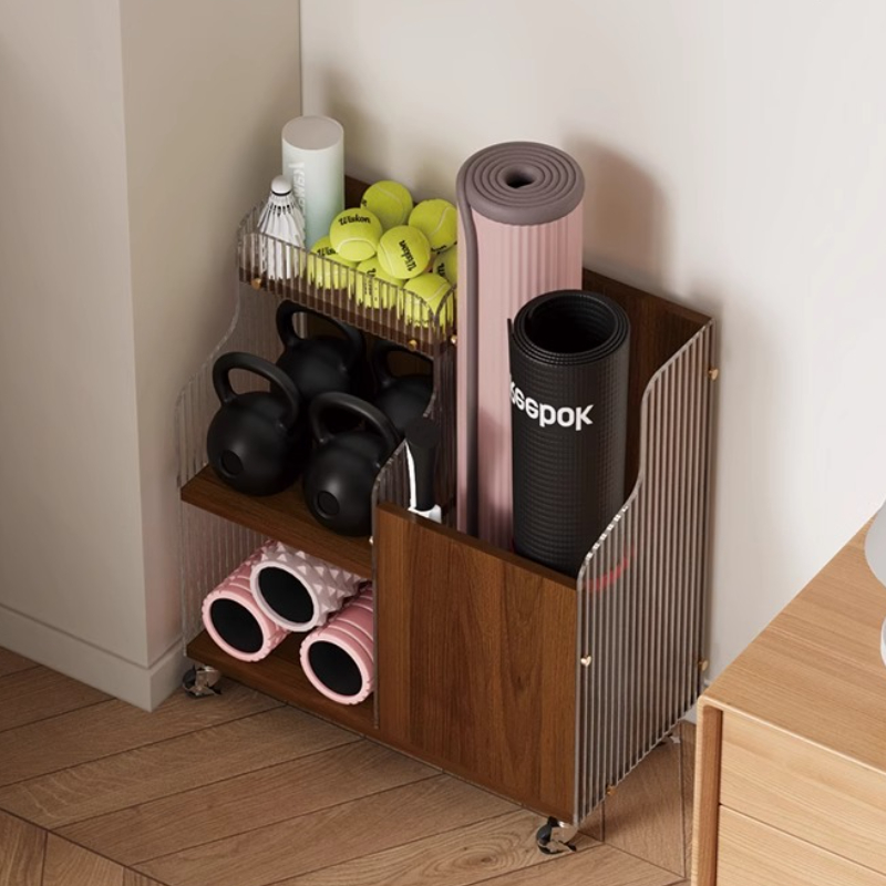 Yoga Mat Storage Organizer Bas - Sports Equipment Wagon 评论和价格