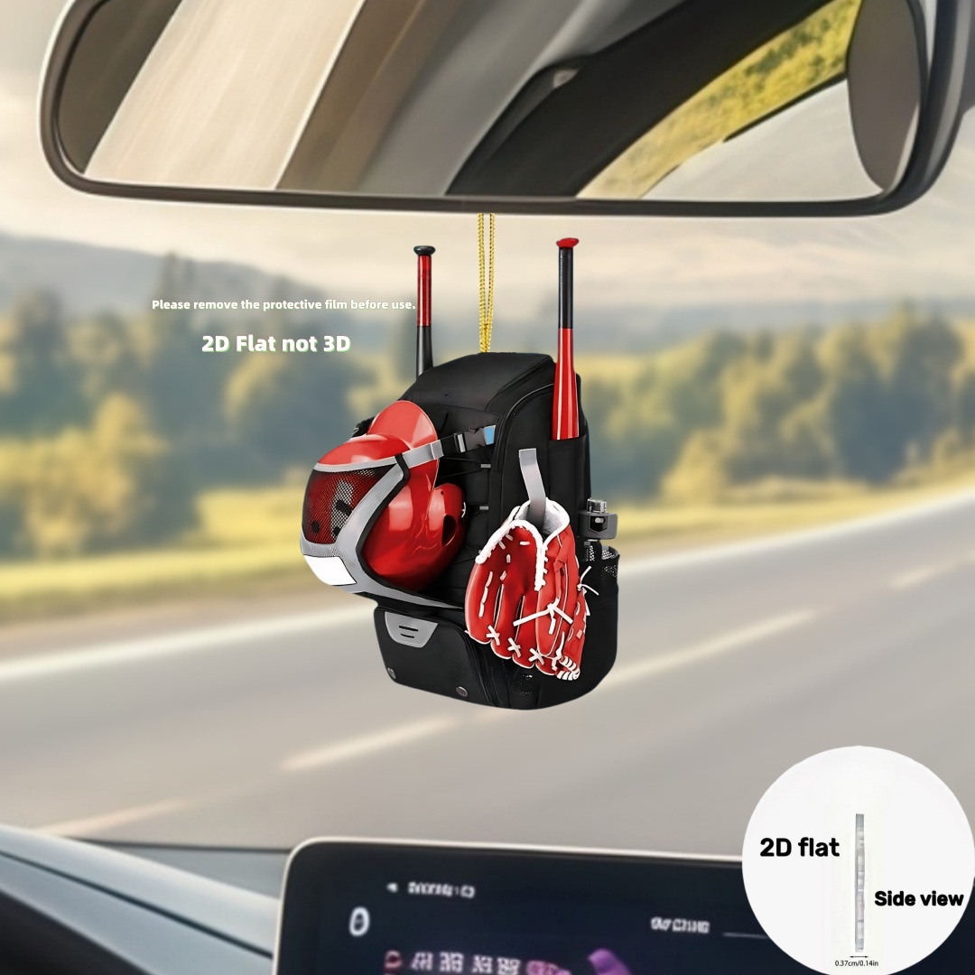 Baseball Equipment Pendant Key - Sports Equipment Wagon 评论和价格