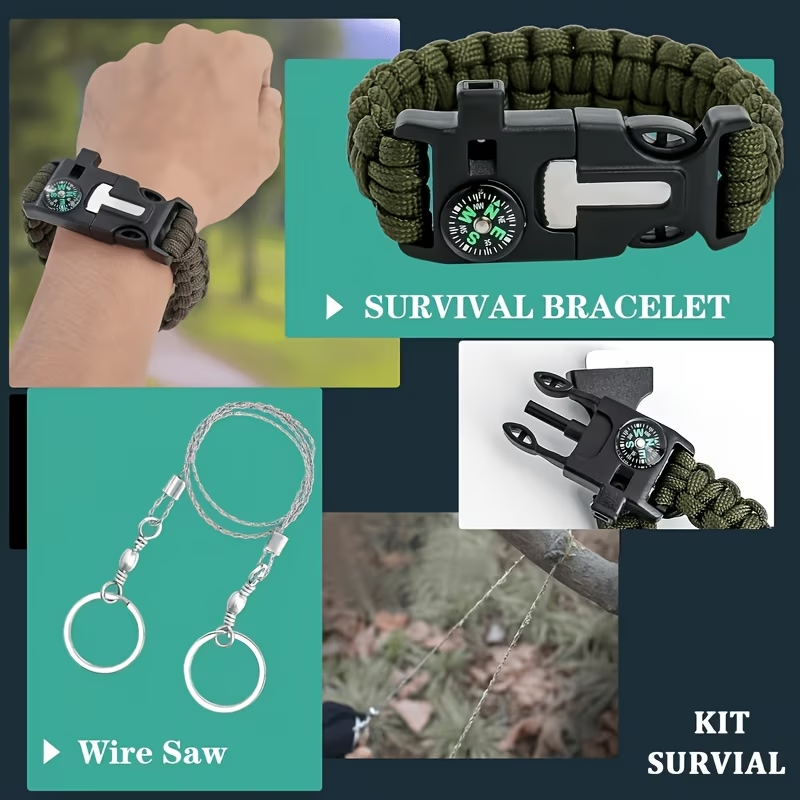240 Survival Kit for Outdoor A - Sports Equipment Wagon 评论和价格